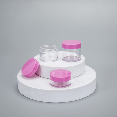 Reservatório de creme facial PS plástico vazio 5g 10g 15g 20g frasco cosmético com tampa colorida