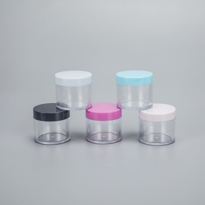 Frasco cosmético vazio de plástico transparente de 3 ml e 5 ml