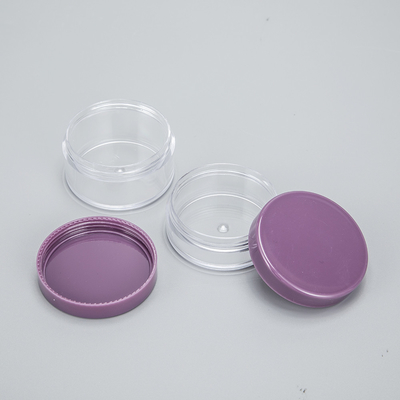 Frasco cosmético vazio de plástico transparente de 3 ml e 5 ml