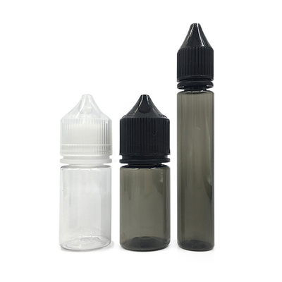 30 ml V3 Parafuso de Óleo Essencial Preto Cobertura de Plástico Caixão de garrafa de Plástico Evidente de adulteração