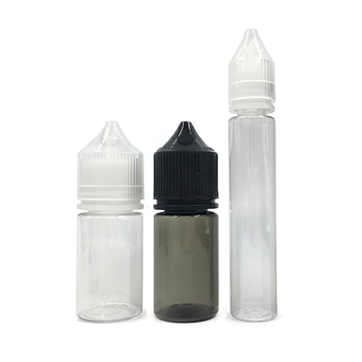 30 ml V3 Parafuso de Óleo Essencial Preto Cobertura de Plástico Caixão de garrafa de Plástico Evidente de adulteração