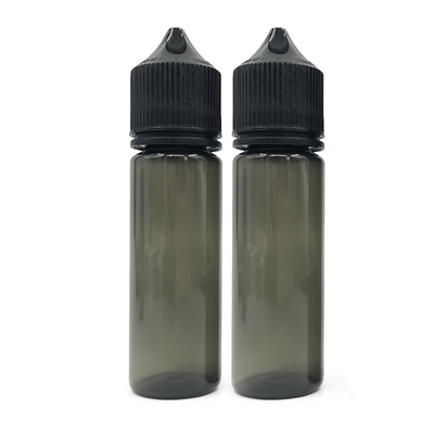 Garrafa de PET líquido compressável de 50 ml com tampa/ tampa preta ou branca