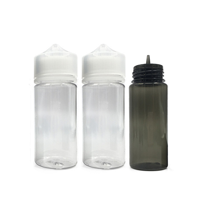 120 ml de frasco de gotas de óleo claro com gotas pretas/brancas, de modo a não ser adulterado