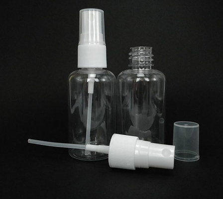 Botelha de spray de embalagem plástica PET de alta capacidade de 100 ml de 120 ml de 150 ml de 200 ml de 250 ml de 500 ml de embalagem de plástico transparente branco âmbar azul