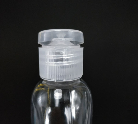 Amostra grátis garrafa de plástico PET transparente com tampa flexível garrafa vazia com tampa flexível garrafa de creme com tampa flexível com fornecimento de fábrica