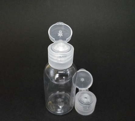 Amostra grátis garrafa de plástico PET transparente com tampa flexível garrafa vazia com tampa flexível garrafa de creme com tampa flexível com fornecimento de fábrica