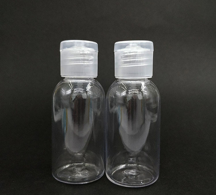 Amostra grátis garrafa de plástico PET transparente com tampa flexível garrafa vazia com tampa flexível garrafa de creme com tampa flexível com fornecimento de fábrica