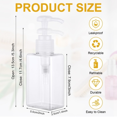 Garrafas de hidratante artificial de 50 ml perfeitas para cremes hidratante