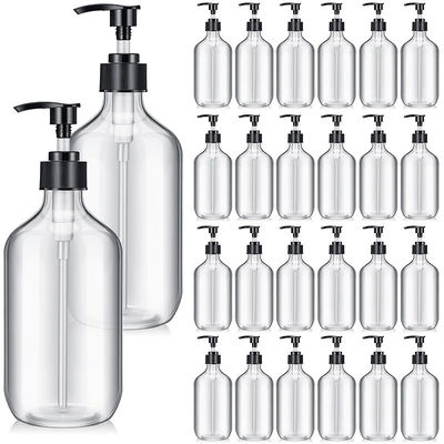 Garrafas de hidratante artificial de 120 ml, 250 ml, 300 ml e 500 ml, incluindo garrafas de plástico com tampa electroplacada UV para cremes hidratante