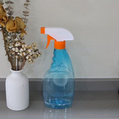 Botelha de pulverização de gatilho de plástico transparente com embalagem cosmética estampada em tela Padrão 10000pcs