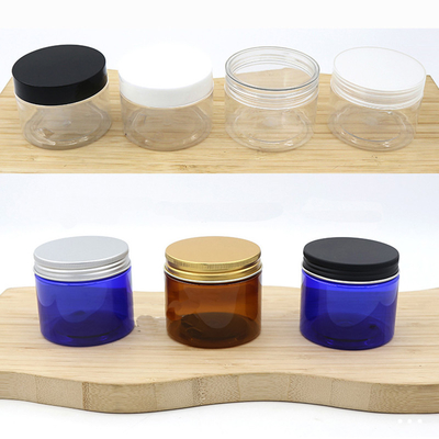 Fabricante de frascos, por atacado frascos de plástico vazios, claros 50g 60g 70g 80g 150ml 180ml 250ml 350ml 500ml 600ml 8oz 16oz 32oz