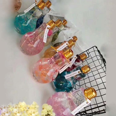 Botas de suco de venda quente para animais de estimação forma de lâmpada garrafas de plástico claras e leves garrafas de chá de leite