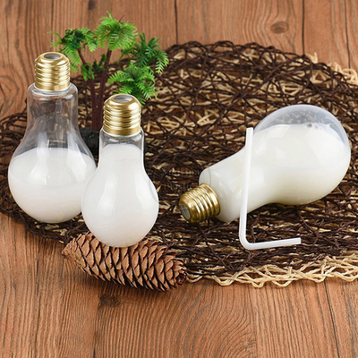 BPA livre, claro 50ml 100ml 150ml Café gelado Chá Flat Pet Botella de suco de plástico com tampa de alumínio parafuso
