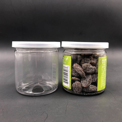 Garrafas de plástico transparente PET com diâmetro 80mm 300# de alumínio