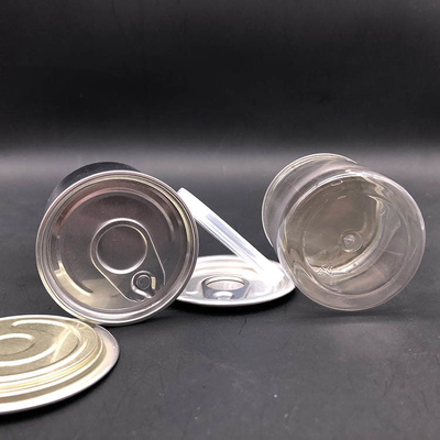 Garrafas de plástico transparente PET com diâmetro 80mm 300# de alumínio