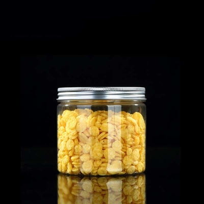 Embalagem de alimentos Biscoitos vazios Armazenamento recipiente de plástico frasco 100 ml 200 ml frasco de plástico claro