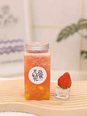 Modern Square Round Bubble Tea Jugs com Manopla Limpa Proof Design 0,5kg