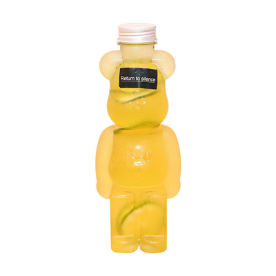 Garrafas de chá de leite de plástico à prova de vazamento com alças 120ml-500ml Capacidade Quadrada Forma redonda