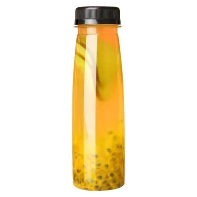 Garrafas de chá de leite de plástico com capacidade de 120 ml 250 ml 350 ml 500 ml redonda quadrada
