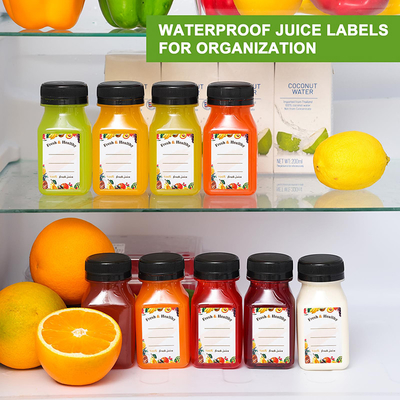 Garrafas modernas de chá de leite transparente com alças Cores personalizáveis Várias capacidades