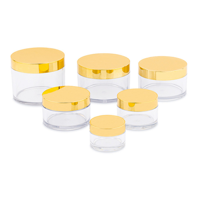 Conchas cosméticas de superfície lisa personalizadas Várias capacidades Selo de junta sensível à pressão