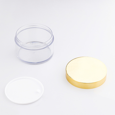Conchas cosméticas de superfície lisa personalizadas Várias capacidades Selo de junta sensível à pressão