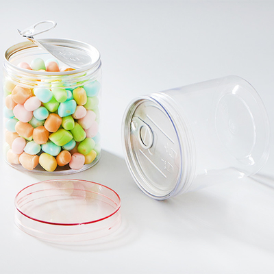Elegante Plastic Cosmetic Jar Set Impressão personalizada de vários tamanhos para produtos de beleza