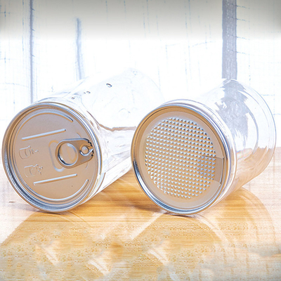 Elegante Plastic Cosmetic Jar Set Impressão personalizada de vários tamanhos para produtos de beleza
