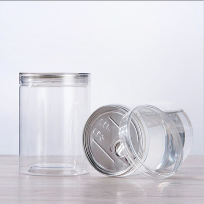 Elegante Plastic Cosmetic Jar Set Impressão personalizada de vários tamanhos para produtos de beleza