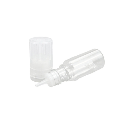 Botelha de goteador de líquido PET transparente e à prova de crianças / E Botelha de líquido com impressão de tela de tampa de parafuso