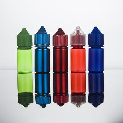 Garrafas de gotejar líquido PET personalizáveis de 10 ml a 100 ml com tampa de parafuso à prova de crianças