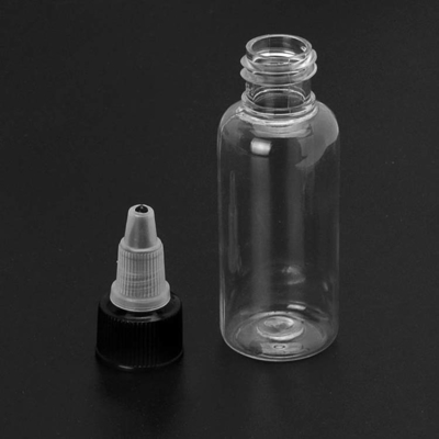 Garrafas de plástico com parafuso para armazenamento de líquidos