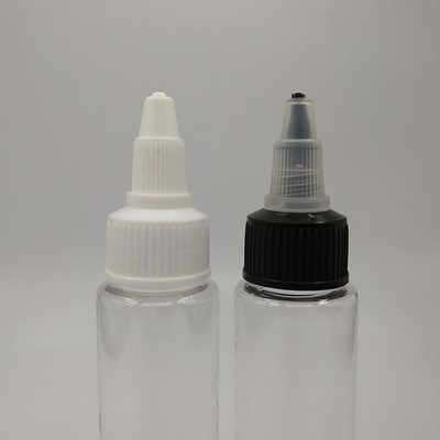 15 ml de garrafas de plástico de tipo de vedação personalizada com painel de etiqueta personalizado