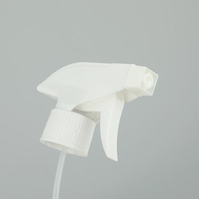 Botão de spray de plástico PET liso e redondo com um design clássico e cor transparente.