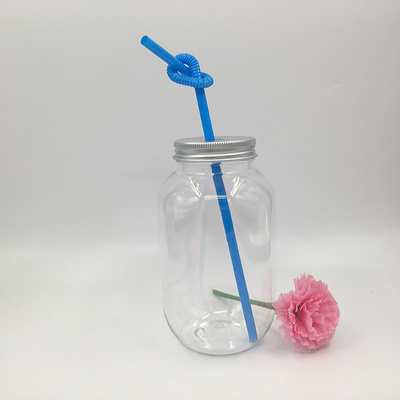 Garrafas de chá de leite à prova de vazamento 120 ml 250 ml 350 ml 500 ml Garrafas redondas quadradas claras com parafuso na tampa