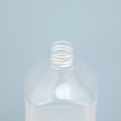 Capacidade da garrafa 250 ml Garrafas de loção de plástico transparentes com material de tampa electroplated UV de plástico