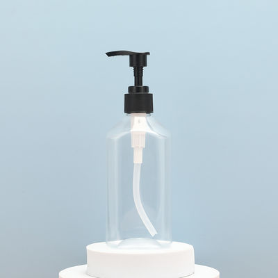 Impressão de tela Botões de loção de plástico construídos usando recipientes de corpo de PET e colar PET para as necessidades de embalagem cosmética de cuidados com a pele