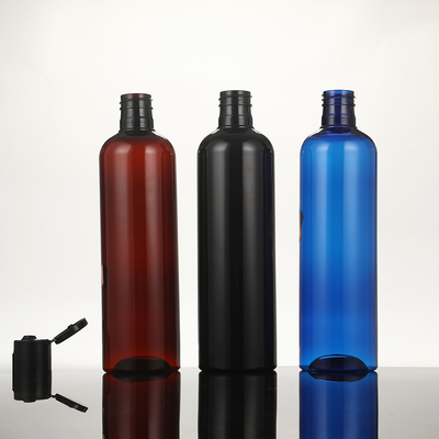 Flascos de pomada de plástico transparente personalizáveis com opções de cores brancas / personalizadas