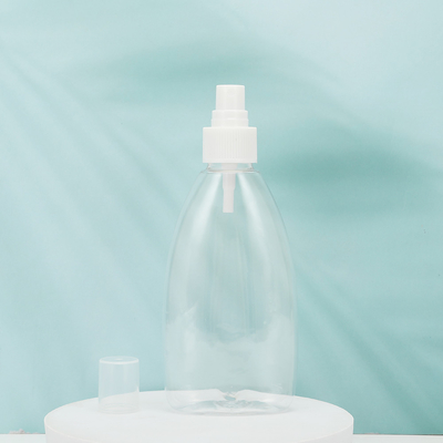 Garrafas de loção PMMA redondas claras 250 ml 300 ml 500 ml Amostra fornecida Branca/Pedido do cliente