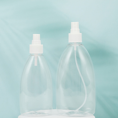 Garrafas de loção PMMA redondas claras 250 ml 300 ml 500 ml Amostra fornecida Branca/Pedido do cliente