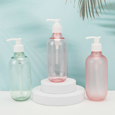 Garrafas de loção de plástico branco personalizáveis para vários volumes com serigrafia