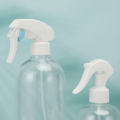 Frascos redondos de plástico transparente para loção com superfície para rotulagem, adequados para embalagens de produtos de cuidados com a pele e beleza