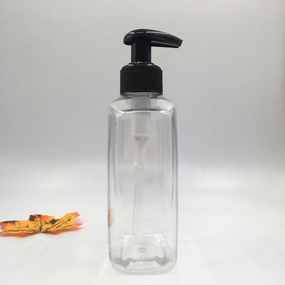 Frasco borrifador de plástico transparente de 200ml para limpeza doméstica
