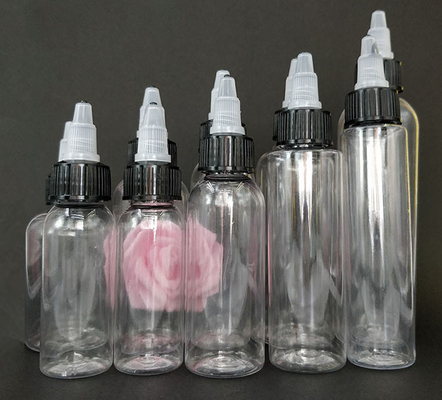 Garrafas de embalagem líquida de 15 ml a 100 ml, de cabeça de parafuso, de várias capacidades e estilos
