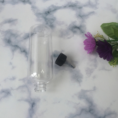 Garrafas transparentes personalizadas de 80 ml PET para produtos de cuidados pessoais