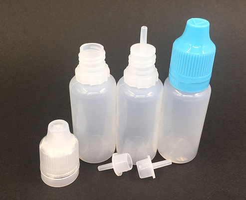 Garrafas de vidro negro transparente e personalizáveis para líquidos com tampa de parafuso