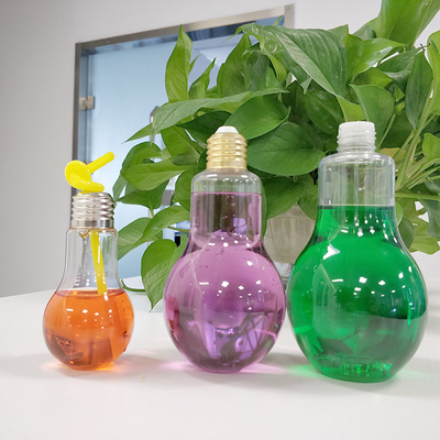 Garrafas de chá de leite quadradas, redondas, transparentes e personalizáveis com isolamento