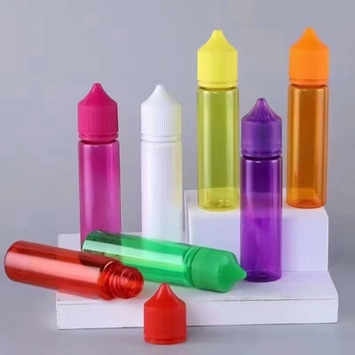Botão líquido E transparente e redondo à prova de crianças com logotipo personalizado e cor de impressão