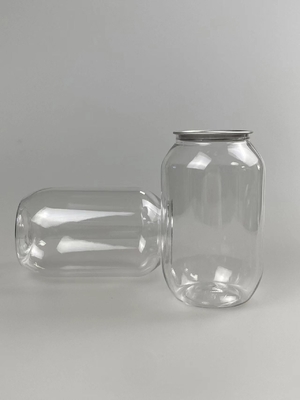Jarros cosméticos de plástico impressos sob medida, de várias capacidades, para produtos de cuidados pessoais e de beleza