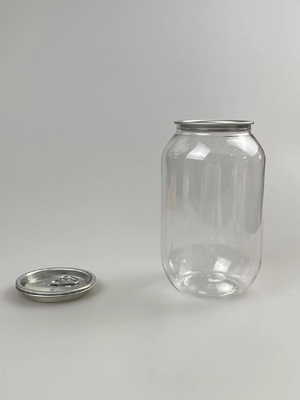 Garrafa cosmética transparente personalizada com pressão superficial lisa